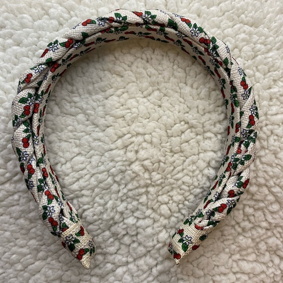 Accessories - Cherry & Flower Braided Headband